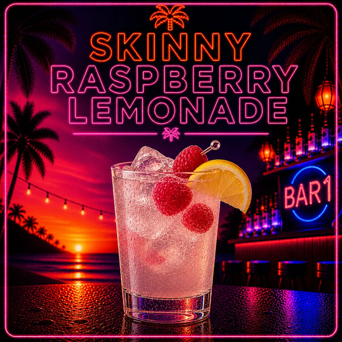 Bar1 Skinny Raspberry Lemonade Cocktail