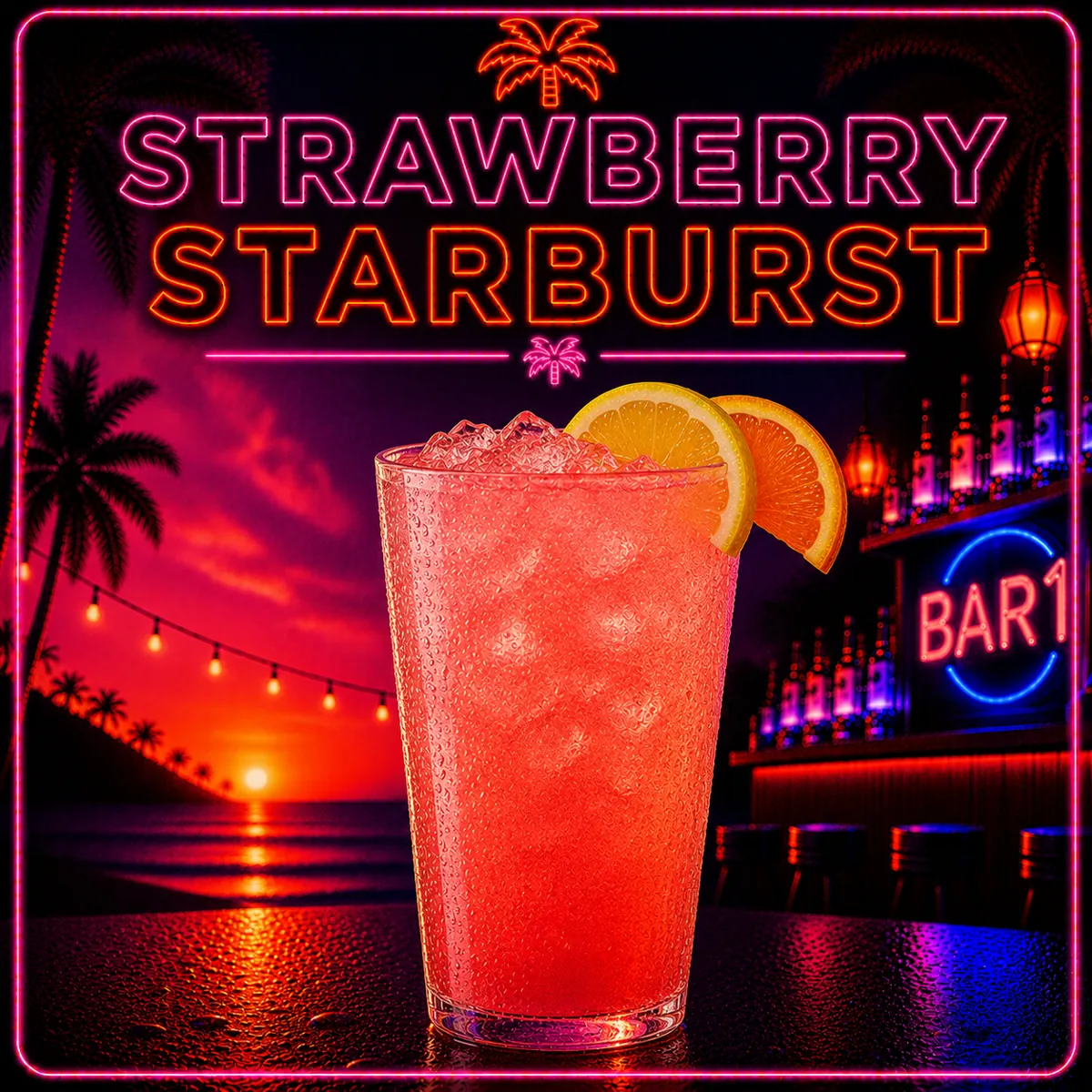 Bar1 Strawberry Starburst Cocktail