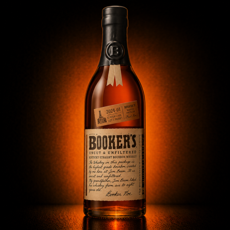 Booker's Bourbon bottle