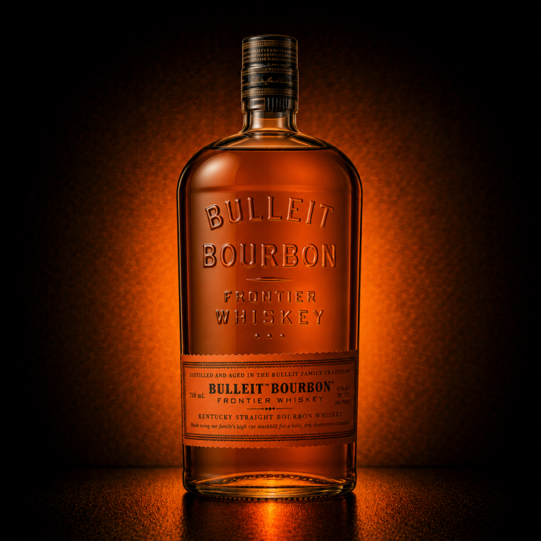 Bulleit Bourbon bottle