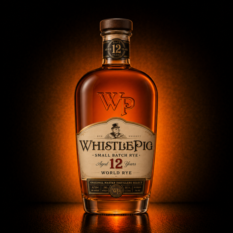 WhistlePig 12 Year Old World Rye bottle
