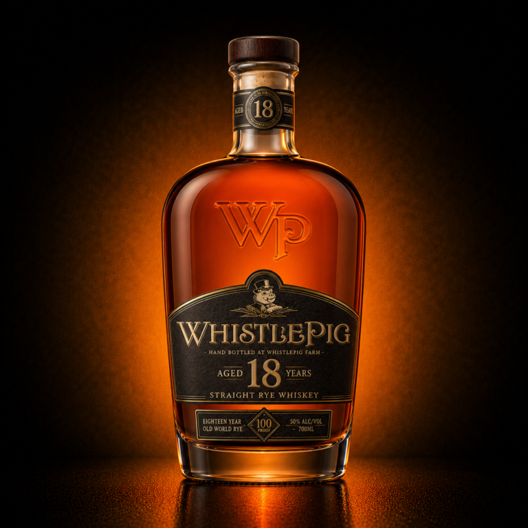 WhistlePig 18 Year Double Malt Rye bottle