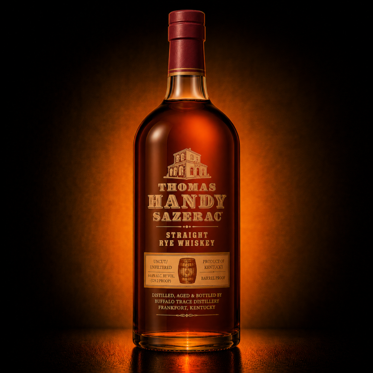 Thomas H. Handy Sazerac Barrel Proof bottle