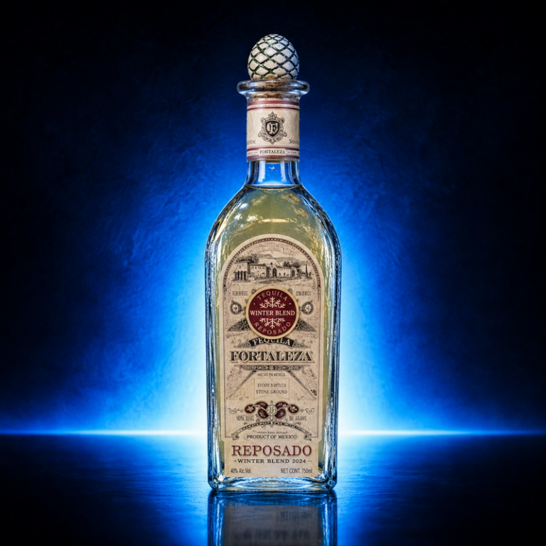 Fortaleza Reposado Winter Blend bottle